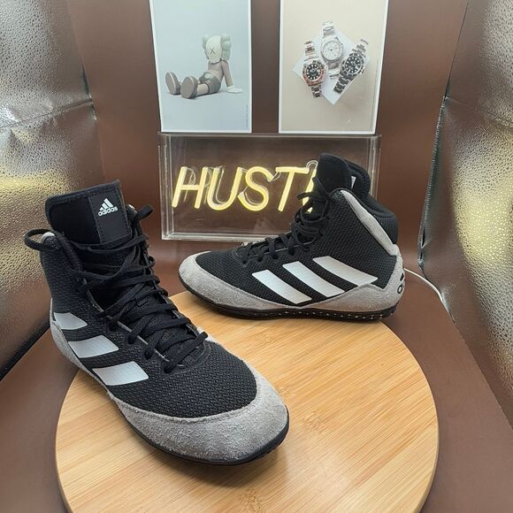 Adidas Men's Mat Wizard 5 Wrestling Shoes Sz 7.5 - Picture 3 of 8